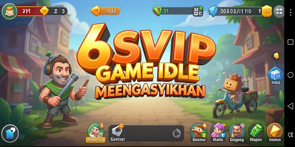 Screenshot gameplay <strong>6SVIP</strong> yang menunjukkan aksi seru dalam permainan Idle.