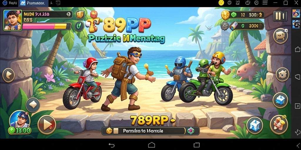 Tampilan gameplay 789RP yang seru dan penuh tantangan puzzle.