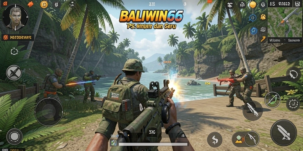 Tampilan utama gameplay TPS BALIWIN66 dengan aksi mendebarkan.