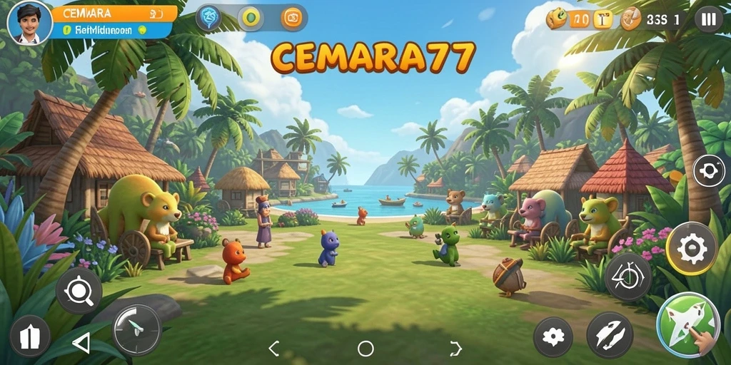 Tampilan gameplay CEMARA77 yang menarik dan interaktif.