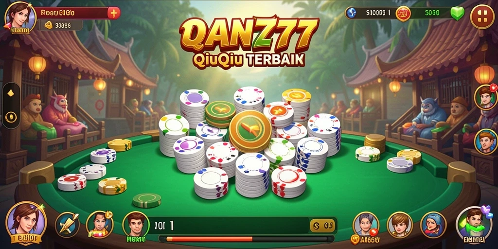 Tampilan gameplay QiuQiu yang seru dan menantang