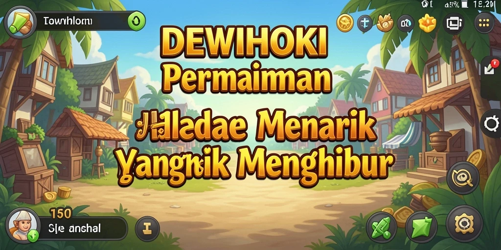Tampilan menarik gameplay DEWIHOKI dengan elemen Idle yang menghibur.