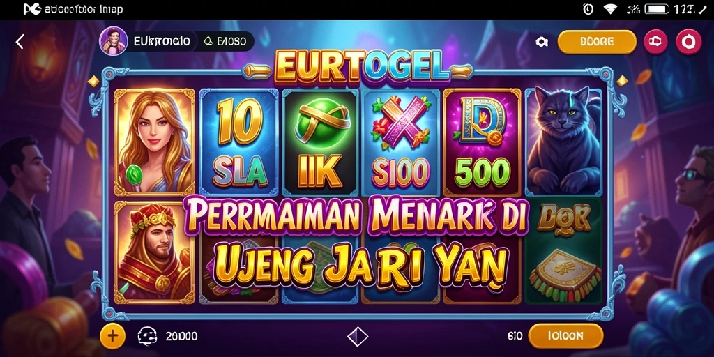 Tampilan menarik dari gameplay Slot EUROTOGEL yang memikat.