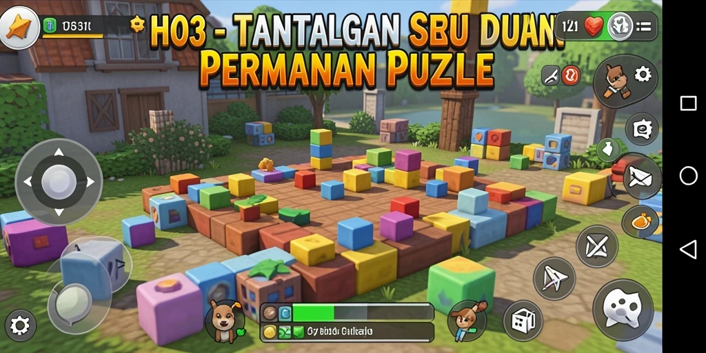 Tampilan gameplay puzzle HO3 yang menarik dan menantang.