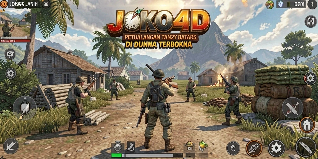Tampilan gameplay JOKO4D yang menakjubkan di dunia terbuka.