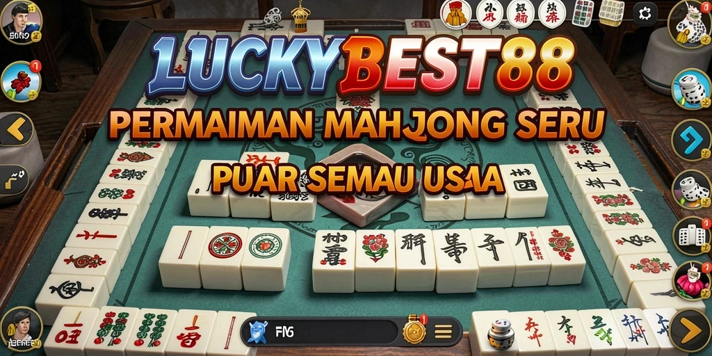 Tampilan screenshot gameplay Mahjong LUCKYBEST88 yang menarik.