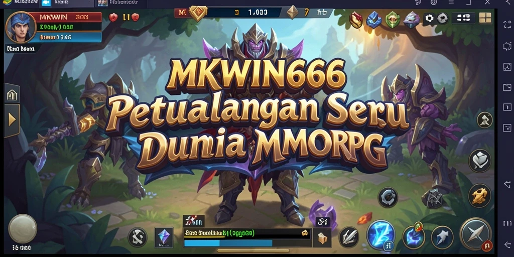 Gameplay seru di dunia MMORPG MKWIN666 dengan pertarungan epik