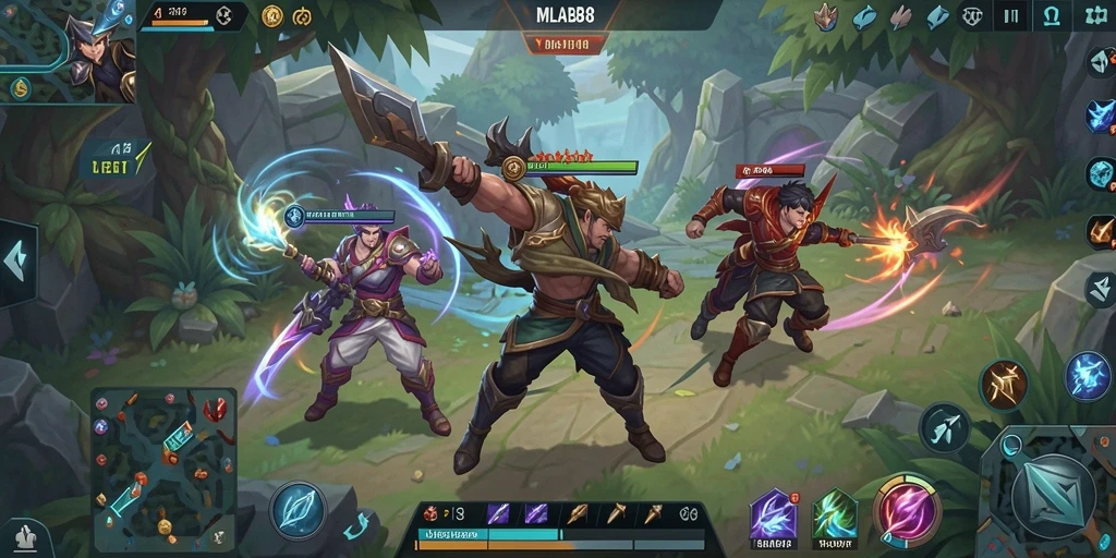 Tampilan gameplay <strong>MLBB8</strong> dengan momen seru dari pertandingan olahraga.