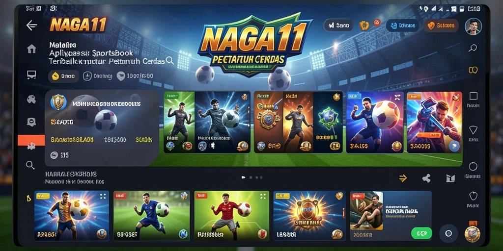 Tampilan antarmuka NAGA11 saat bermain Sportsbook yang menarik.