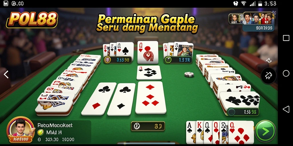 Tampilan screenshot dari gameplay seru Gaple di POL88.