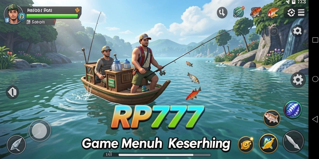 Tangkapan ikan yang menakjubkan dalam gameplay RP777.
