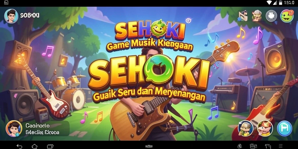 Tampilan gameplay SEHOKI yang penuh warna dan interaktif.